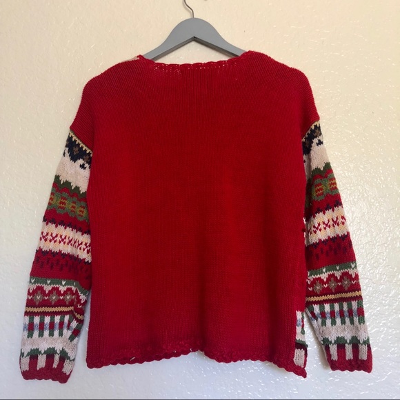 Ugly Christmas sweater vintage 1998 tiara petites - Picture 3 of 4